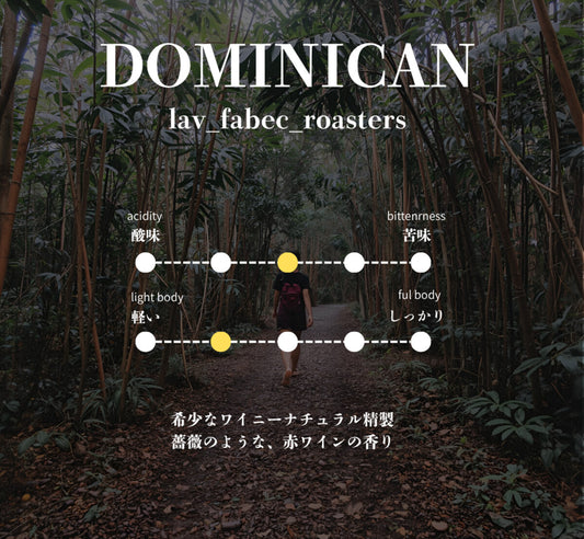 DOMINICAN ドミニカ 200g (ワイニープリンサセ アルフレド・ディアス農園)